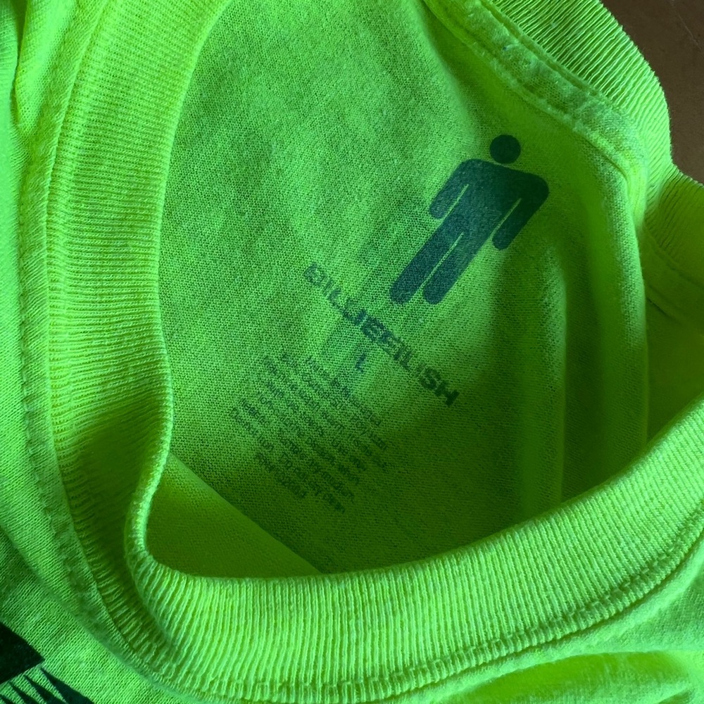 Billie Eilish - “Neon Green” T Shirt - Gem